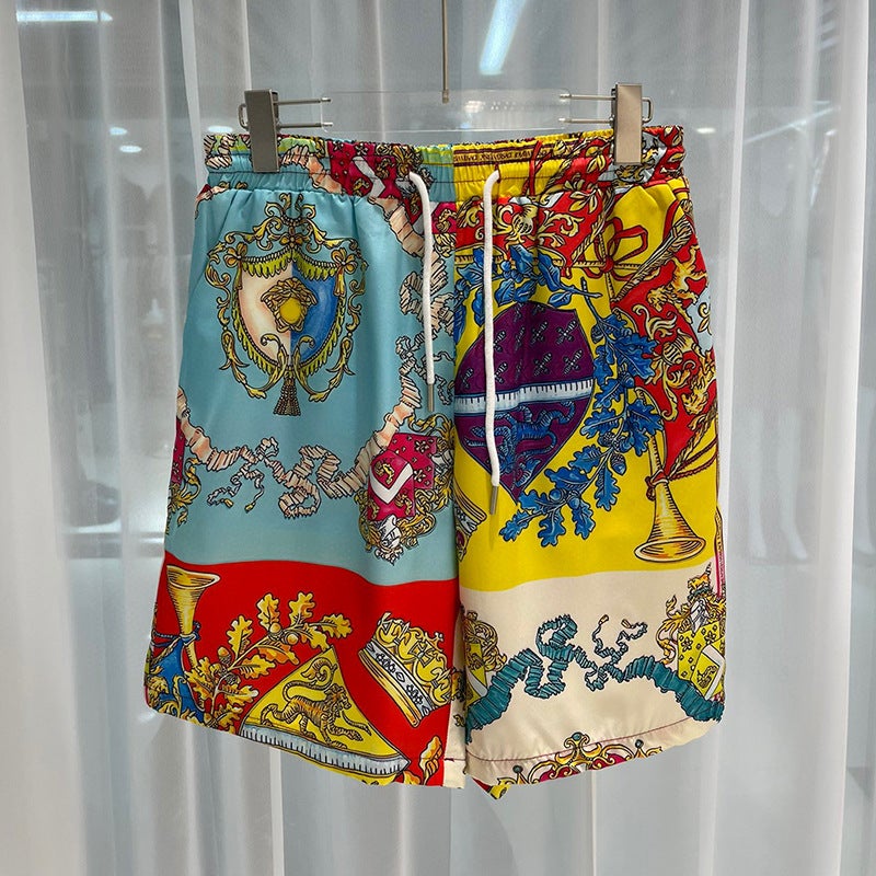 2023 Fashion Trend Youth Casual Digital Printing Beach Pants Shorts - Image 2